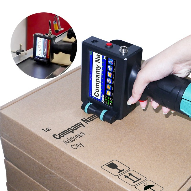 Handheld Inkjet Date Code Printer Gun - طابعة نافثة للحبر محمولة متعددة اللغات