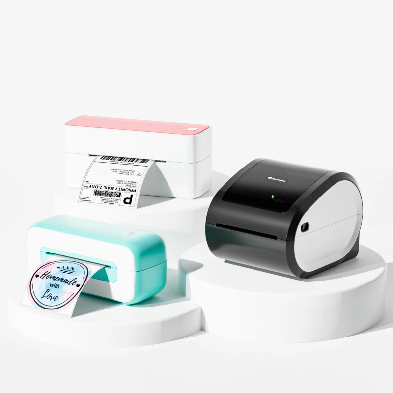 Thermal Label Printer 4X6 Shipping - طابعة ملصقات حرارية PM241-BT، طابعة شحن