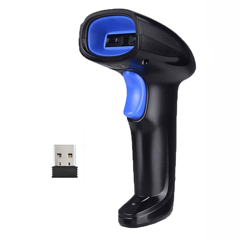 Wireless Barcode Scanner 2D Qr Laser - RS1100 اللاسلكية السلكية الباركود الماسح الضوئي