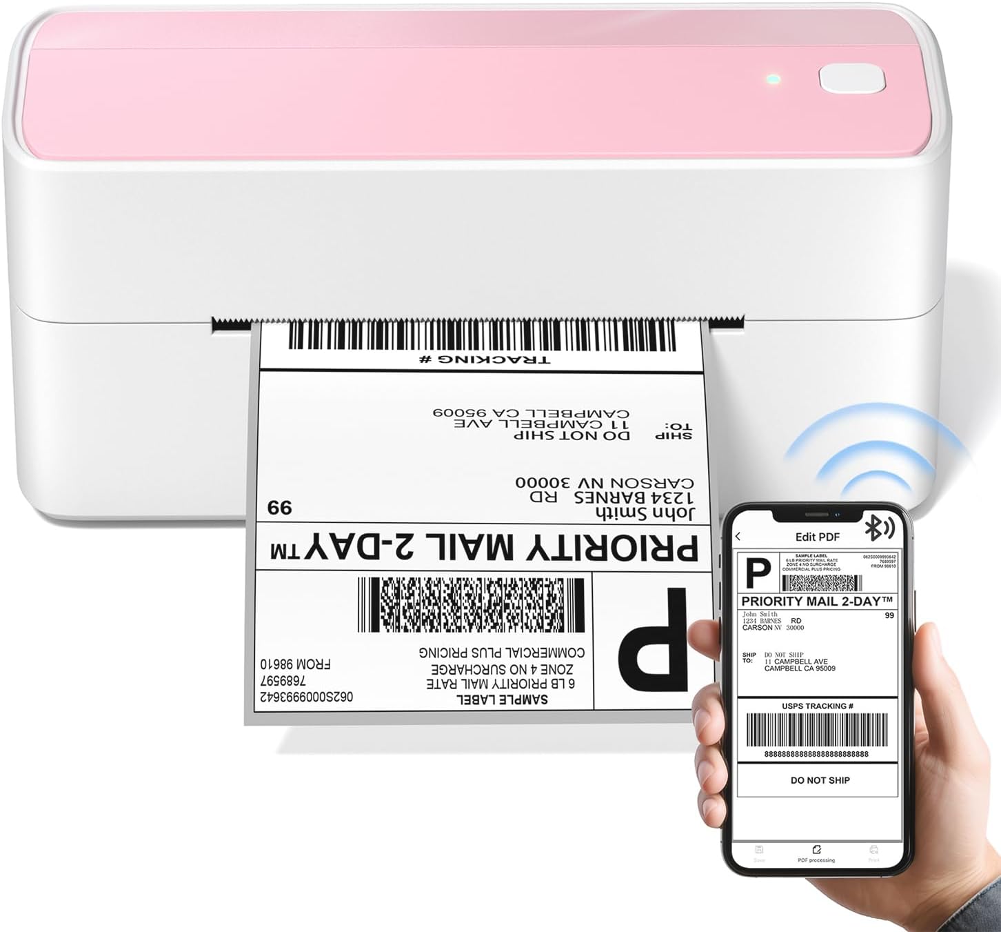 Thermal Label Printer 4X6 Shipping - طابعة حرارية فوميمو PM241BT لطباعة ملصقات