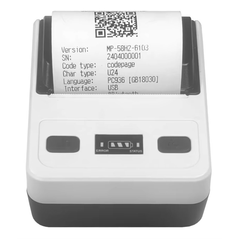 Bluetooth Portable Thermal Receipt Printer 58Mm - عالية الجودة 58 مللي متر طابعة