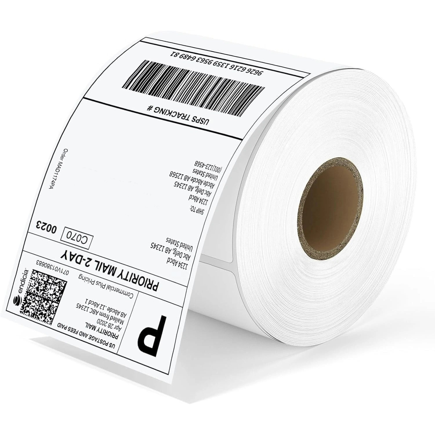 Thermal Shipping Label Roll 4X6 500 - ملصقات شحن حرارية مباشرة مقاس 4×6