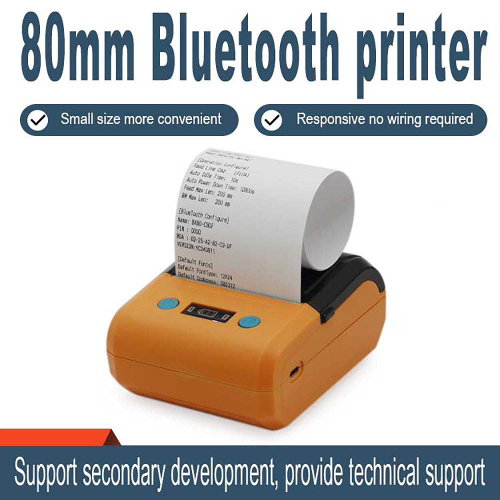 Bluetooth Portable Thermal Receipt Printer 58Mm - طابعة إيصالات حرارية محمولة لاسلكية بتقنية