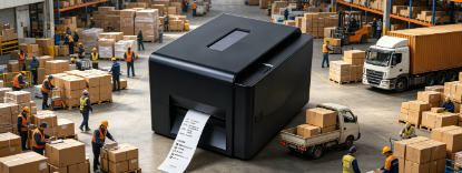 Barcode Printer Direct Thermal 110Mm - طابعة باركود حرارية مباشرة مقاس 4×6