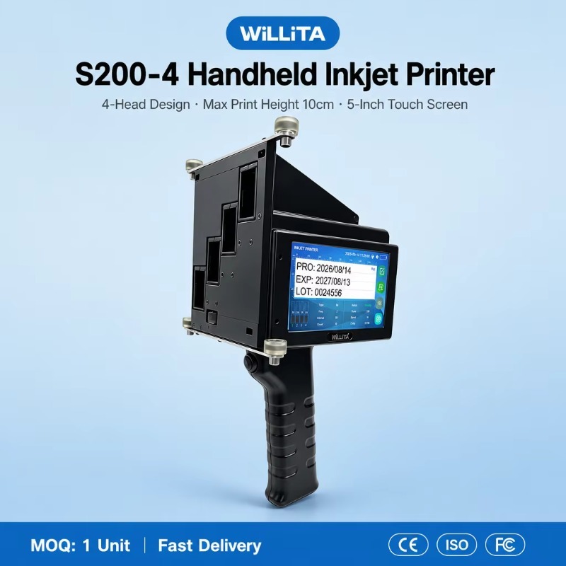 طابعة نفث الحبر المحمولة TIJ ب - مراجعة Handheld Inkjet Date Code Printer Gun وسعره