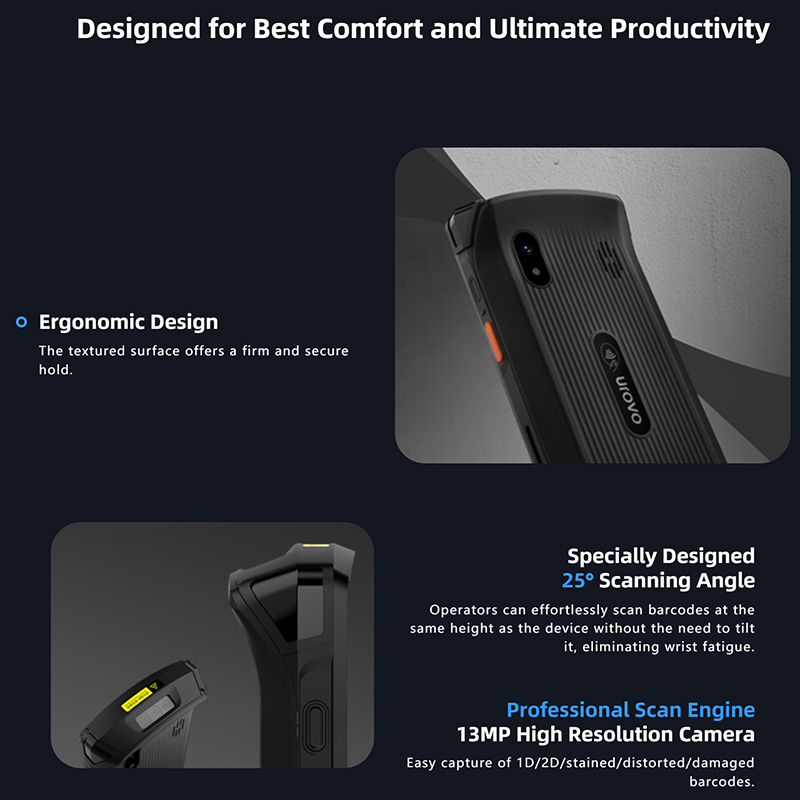جهاز جمع البيانات UROVO CT58 N - مراجعة Handheld Pda Scanner Android Barcode وسعره