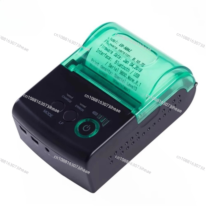 طابعة حرارية بلوتوث محمولة 58  - مراجعة Bluetooth Portable Thermal Receipt Printer 58Mm وسعره