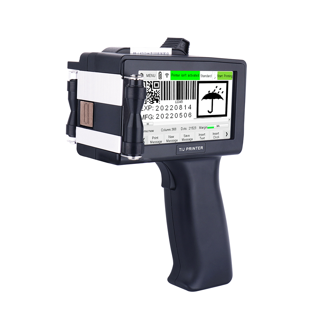 طابعة DOCOD G50 محمولة باليد ب - مراجعة Handheld Inkjet Date Code Printer Gun وسعره