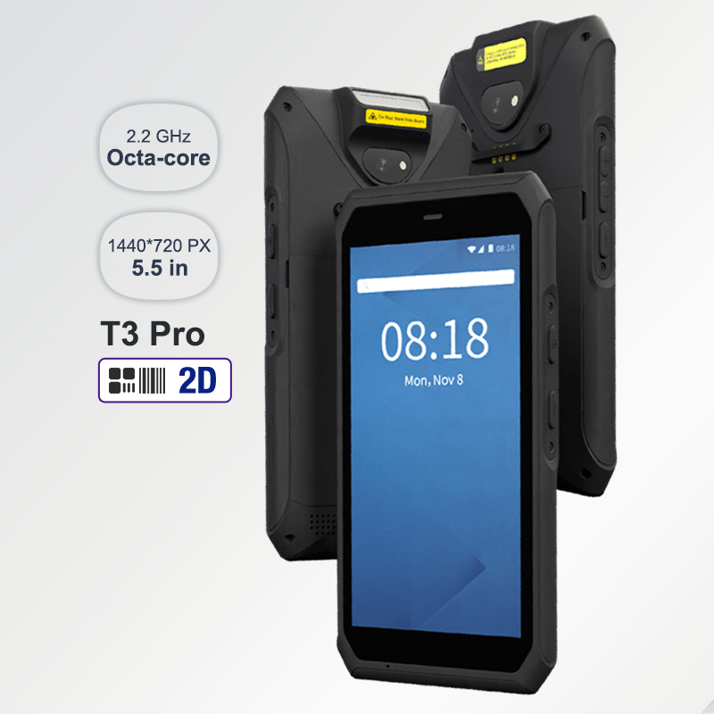 جهاز محمول متين يعمل بنظام أند - مراجعة Handheld Pda Scanner Android Barcode وسعره