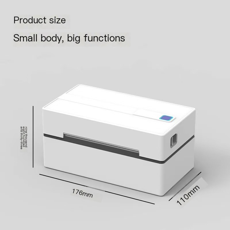 110 مللي متر 4X6 بوصة بدون حبر - مراجعة Barcode Printer Direct Thermal 110Mm وسعره