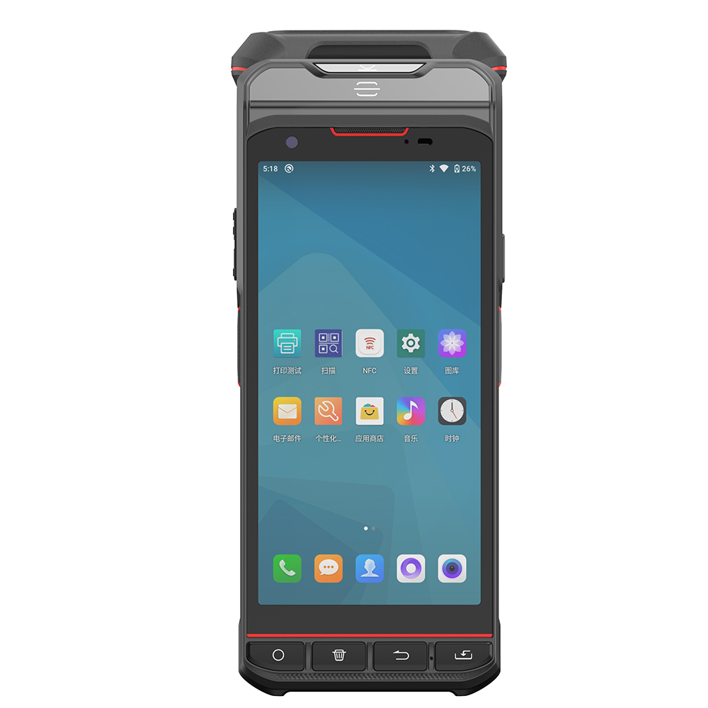 5.5 بوصة أندرويد المساعد الشخص - مراجعة Handheld Pda Scanner Android Barcode وسعره