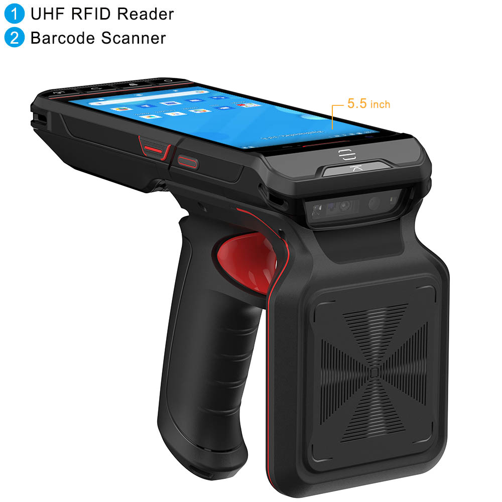 5.5 بوصة أندرويد المساعد الشخص - مراجعة Handheld Pda Scanner Android Barcode وسعره