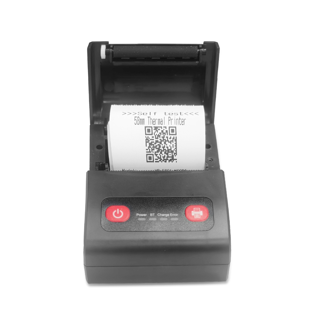 طابعة حرارية محمولة بلوتوث 58  - مراجعة Bluetooth Portable Thermal Receipt Printer 58Mm وسعره