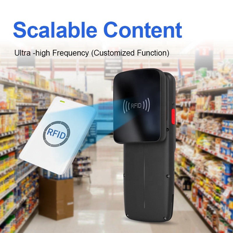 أندرويد 9.0 4G NFC وعرة لاسلكي - مراجعة Handheld Pda Scanner Android Barcode وسعره