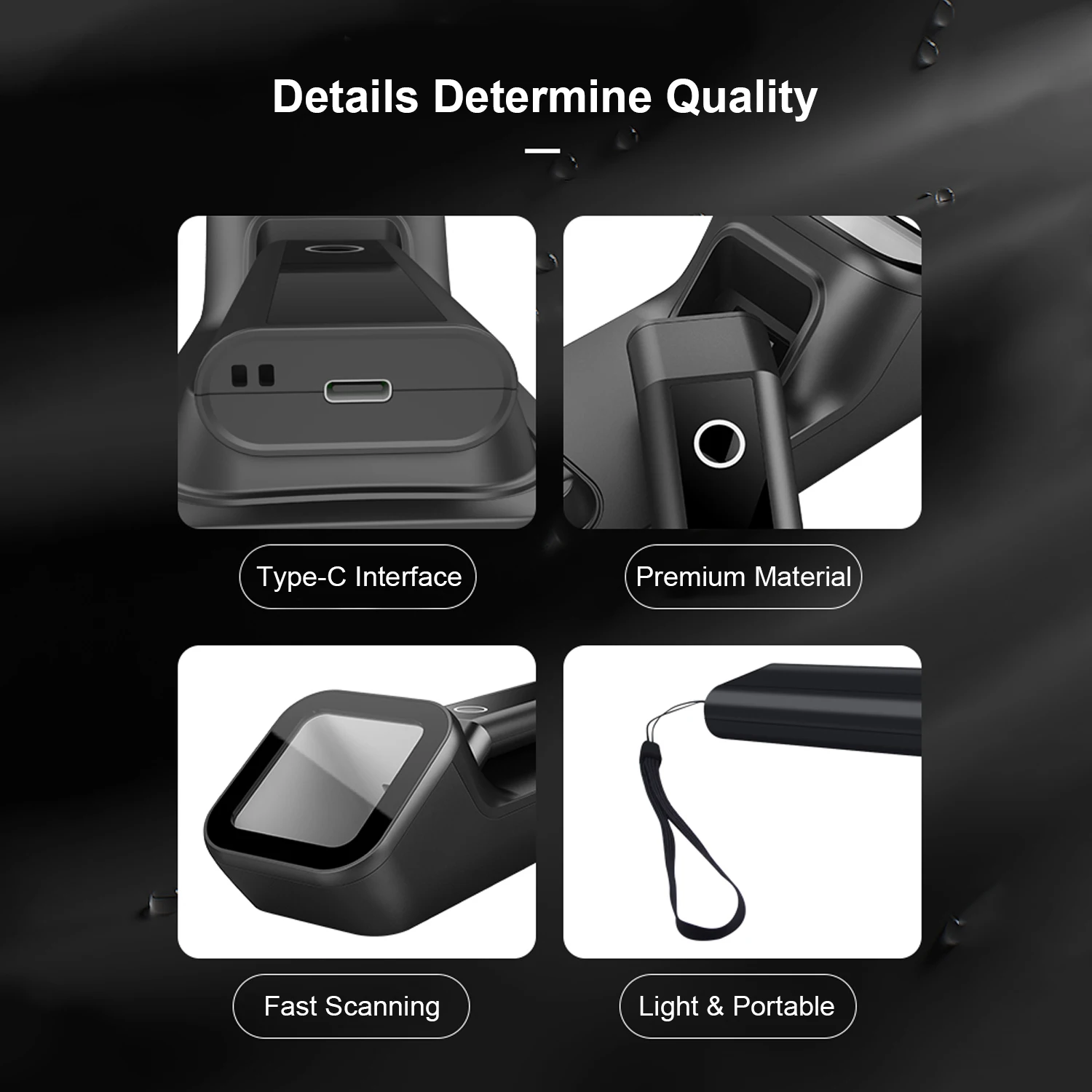 ماسح ضوئي صناعي متين بعيد المد - مراجعة Wireless Barcode Scanner 2D Qr Laser وسعره