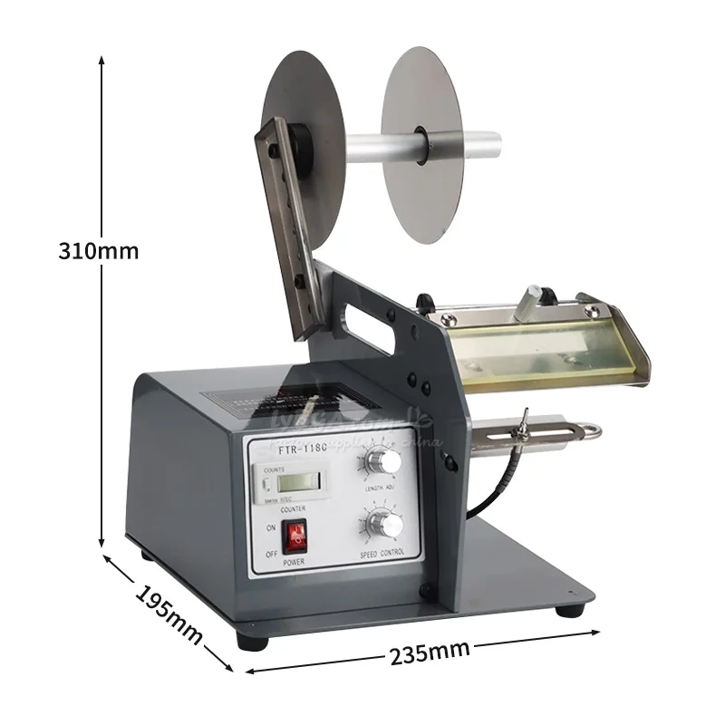 الألياف التعريفي بطاقة لاصقة ت - مراجعة Label Dispenser Electric Peel Machine وسعره