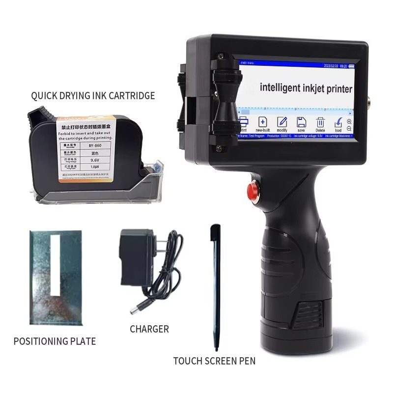 آلة الترميز النافثة للحبر بشعا - مراجعة Handheld Inkjet Date Code Printer Gun وسعره