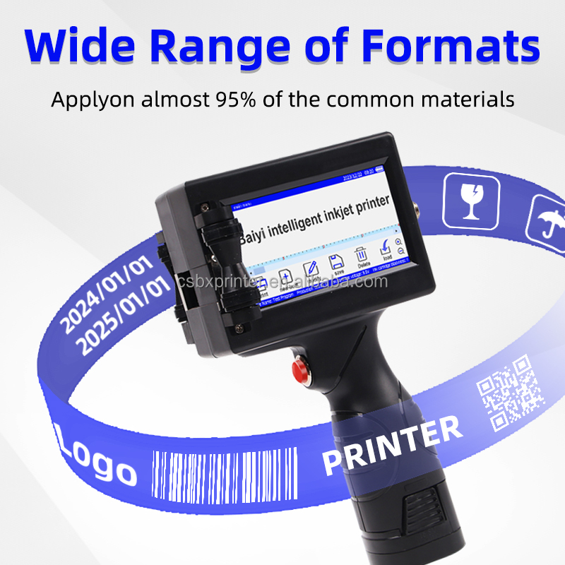 آلة الترميز النافثة للحبر بشعا - مراجعة Handheld Inkjet Date Code Printer Gun وسعره