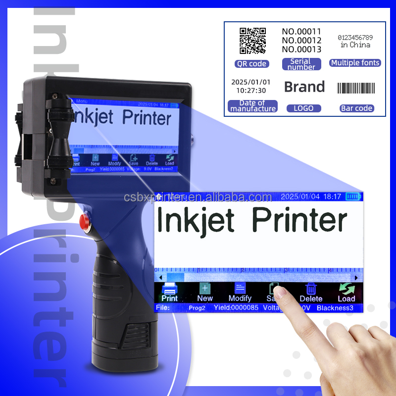 آلة الترميز النافثة للحبر بشعا - مراجعة Handheld Inkjet Date Code Printer Gun وسعره