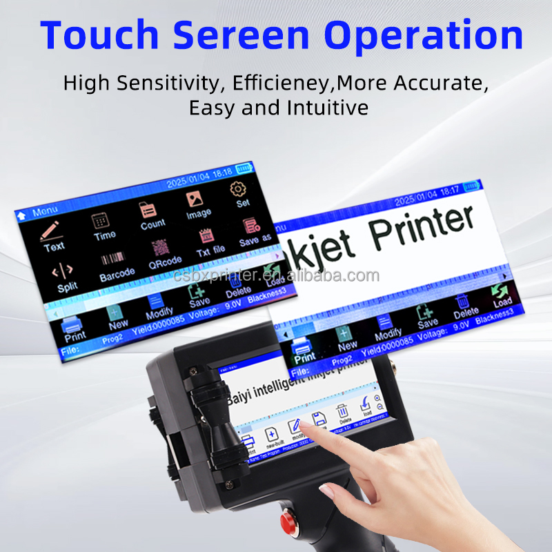 آلة الترميز النافثة للحبر بشعا - مراجعة Handheld Inkjet Date Code Printer Gun وسعره
