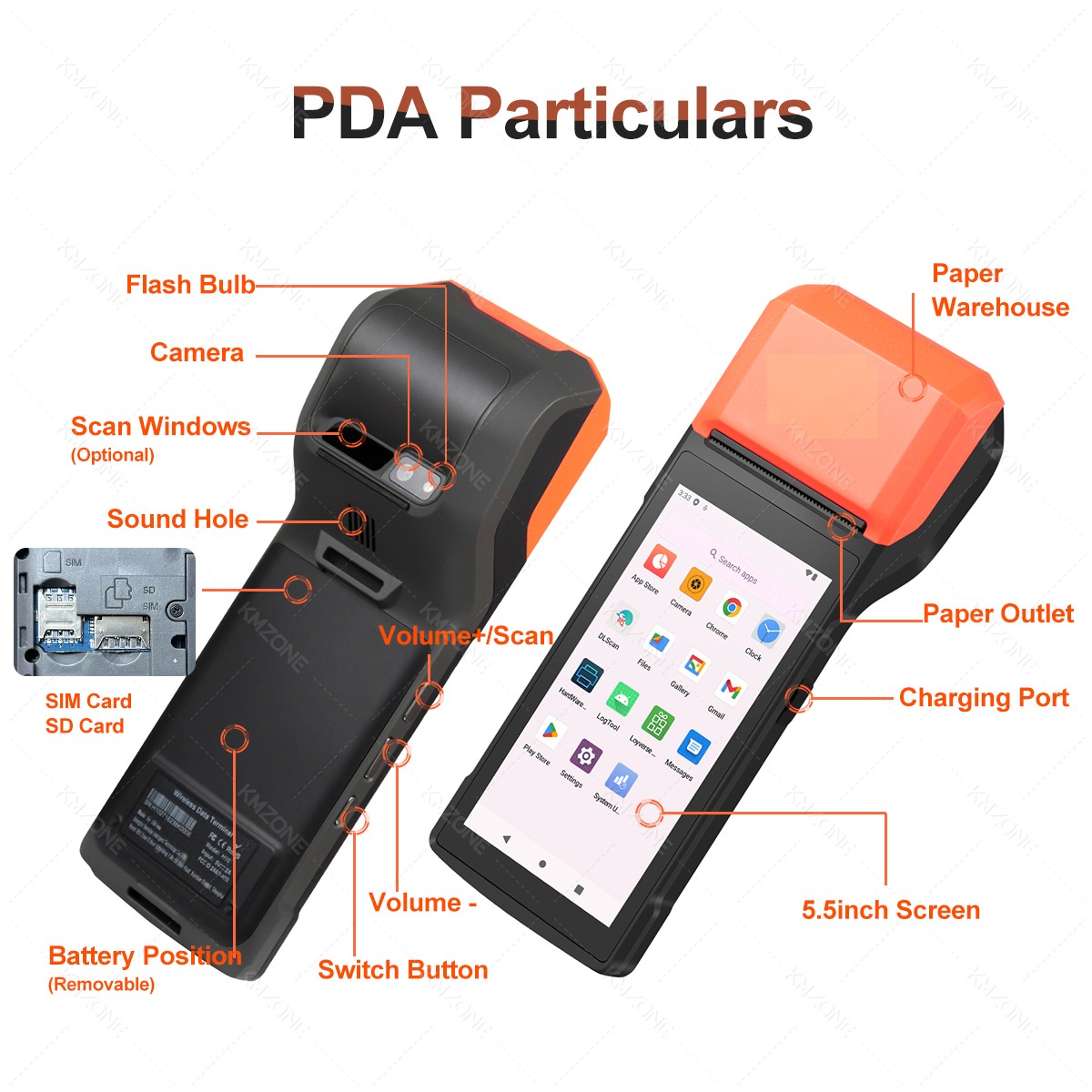 يده أندرويد 13/14 المساعد الشخ - مراجعة Handheld Pda Scanner Android Barcode وسعره