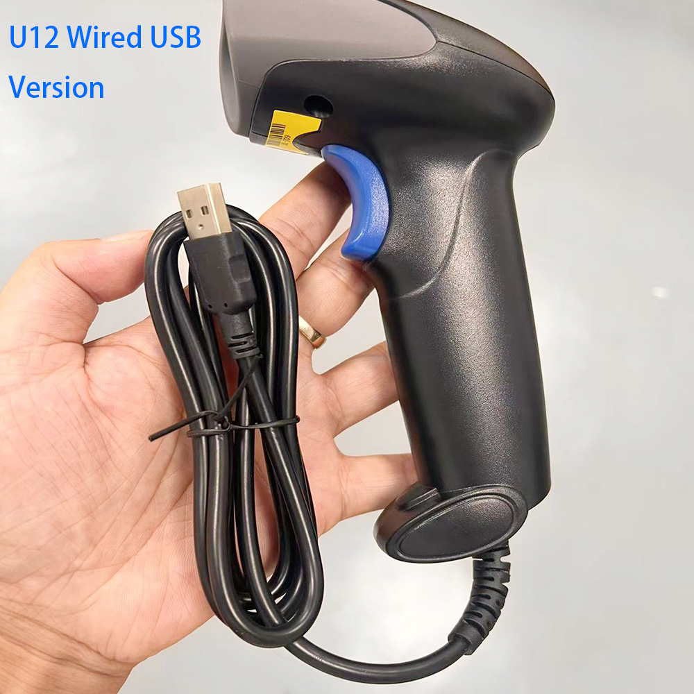 يده 1D 2D ماسح الباركود السلكي - مراجعة Wireless Barcode Scanner 2D Qr Laser وسعره