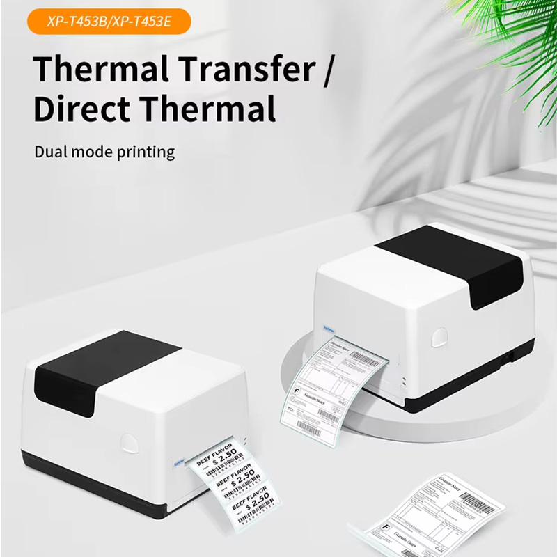 XP-T453B T453E النقل الحراري ا - مراجعة Barcode Printer Direct Thermal 110Mm وسعره