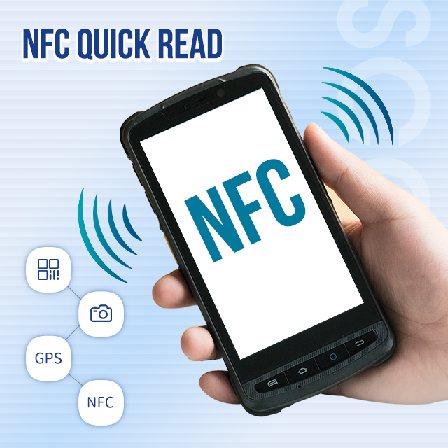 ماسح ضوئي محمول صناعي متين للب - مراجعة Handheld Pda Scanner Android Barcode وسعره