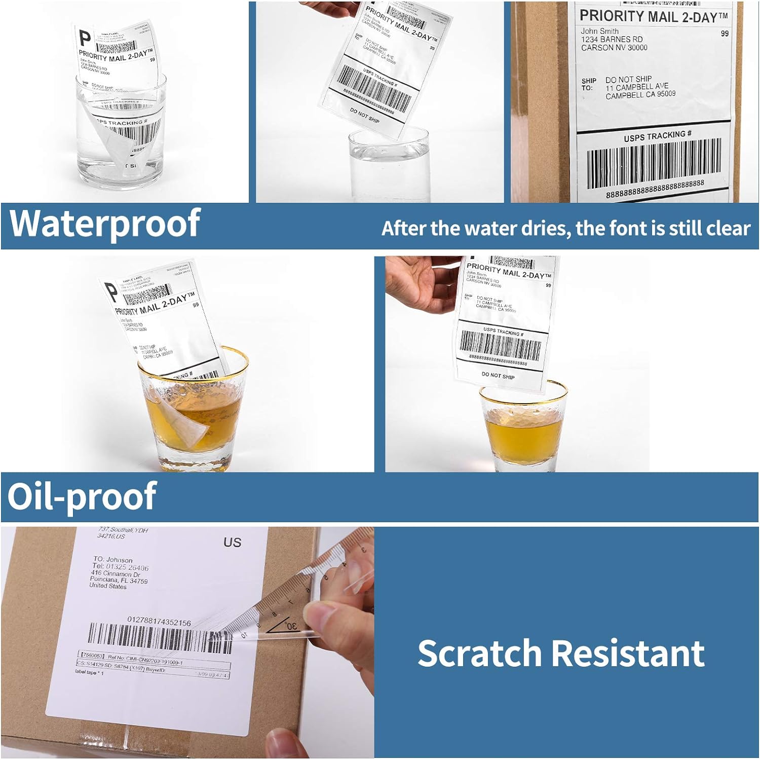 ملصق حراري لطابعة Phomemo ، مل - مراجعة Thermal Shipping Label Roll 4X6 500 وسعره