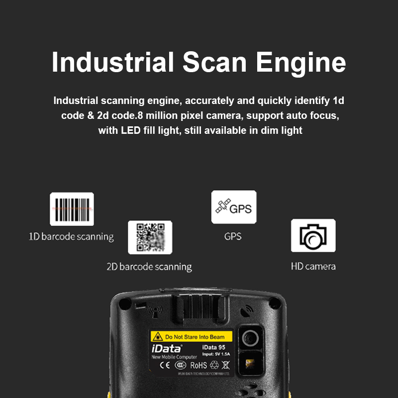 ماسح ضوئي محمول للباركود ثنائي - مراجعة Handheld Pda Scanner Android Barcode وسعره