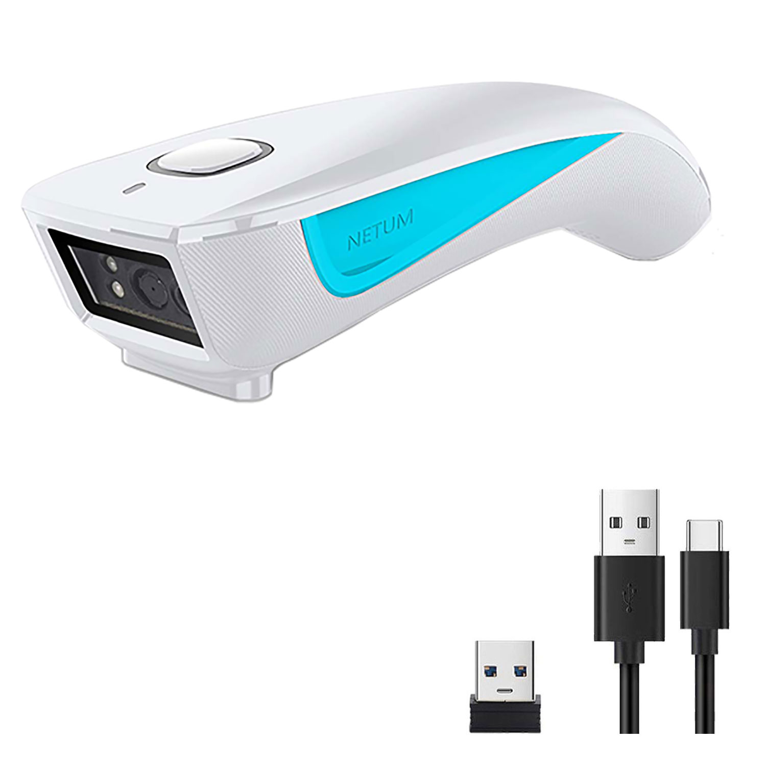 ماسح الباركود ثنائي الأبعاد بت - مراجعة Wireless Barcode Scanner 2D Qr Laser وسعره