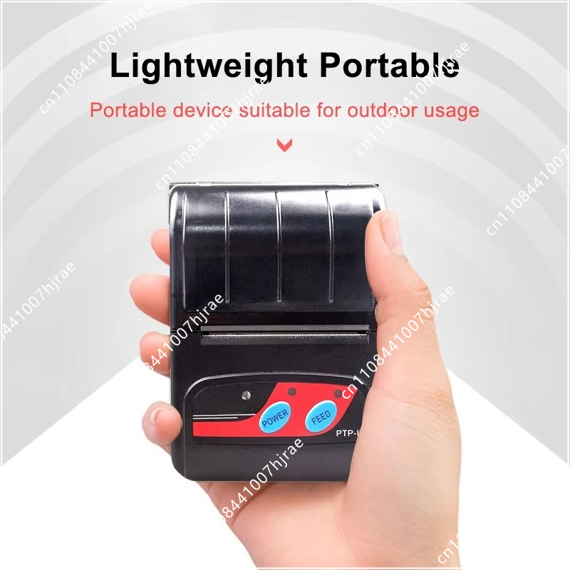 طابعة حرارية لاسلكية محمولة PT - مراجعة Bluetooth Portable Thermal Receipt Printer 58Mm وسعره