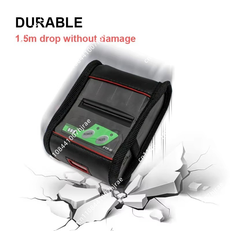 طابعة حرارية لاسلكية محمولة PT - مراجعة Bluetooth Portable Thermal Receipt Printer 58Mm وسعره