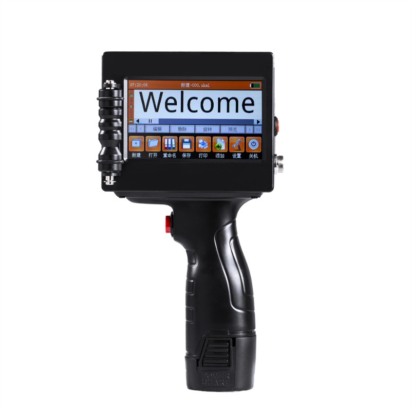 طابعة تاريخ محمولة باليد، مسدس - مراجعة Handheld Inkjet Date Code Printer Gun وسعره