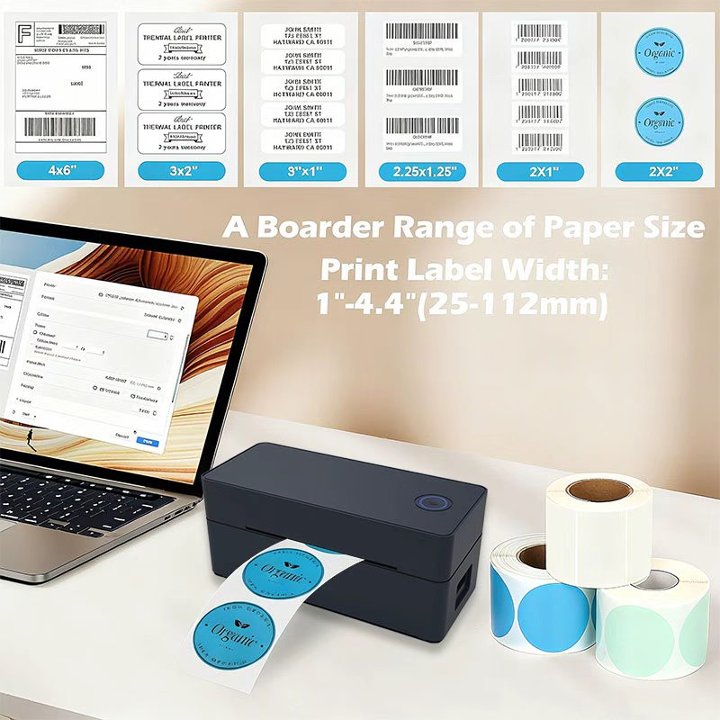 طابعة ملصقات شحن سطح المكتب ال - مراجعة Thermal Label Printer 4X6 Shipping وسعره