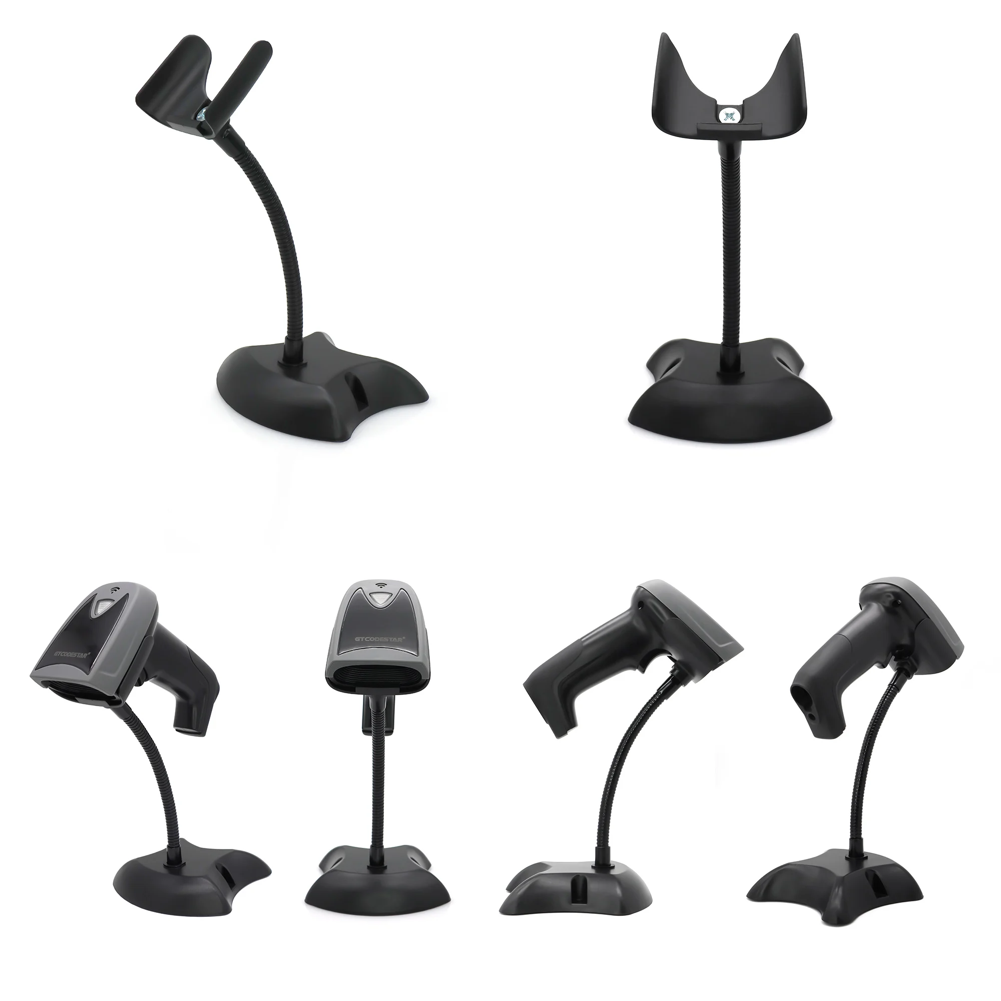 2 قطعة حامل ماسح الباركود GTCO - مراجعة Wireless Barcode Scanner 2D Qr Laser وسعره