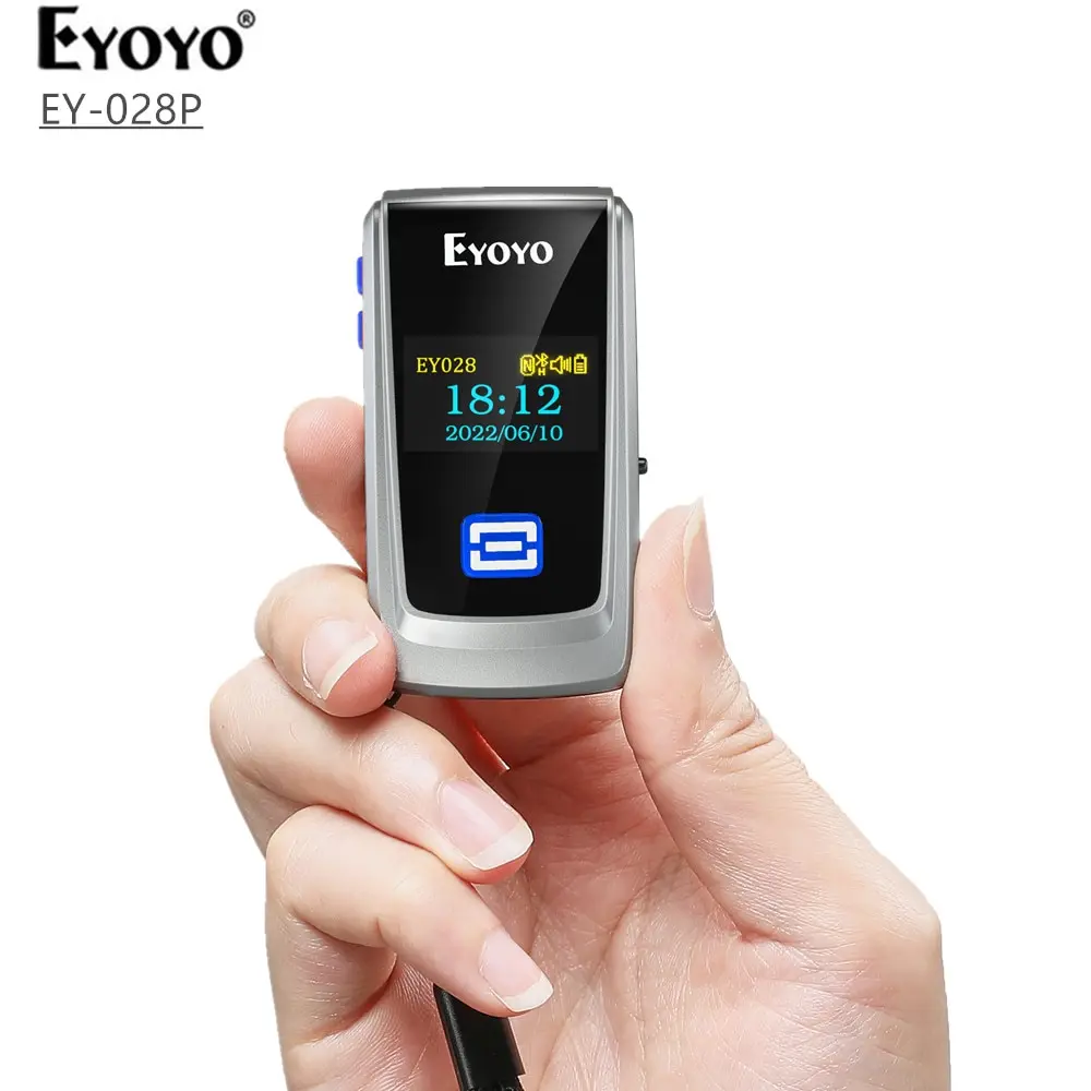 Eyoyo Mini Bluetooth QR Code S - مراجعة Wireless Barcode Scanner 2D Qr Laser وسعره