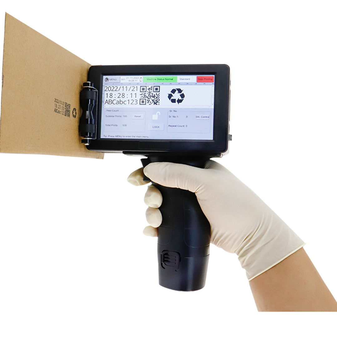 طابعة DOCOD G100 المحمولة بحجم - مراجعة Handheld Inkjet Date Code Printer Gun وسعره
