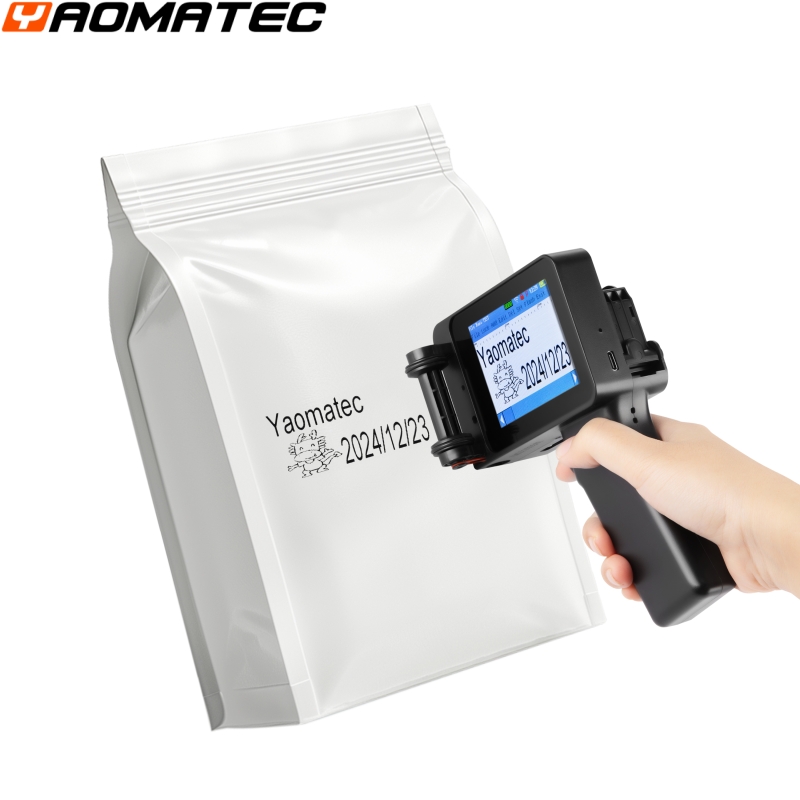 X1760 12.7 مللي متر TIJ تاريخ  - مراجعة Handheld Inkjet Date Code Printer Gun وسعره