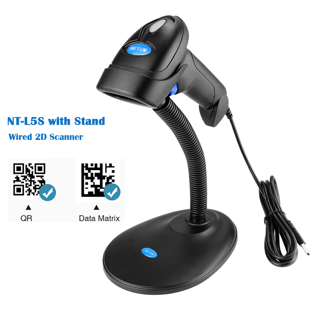 NETUM L8 ماسح الباركود اللاسلك - مراجعة Wireless Barcode Scanner 2D Qr Laser وسعره