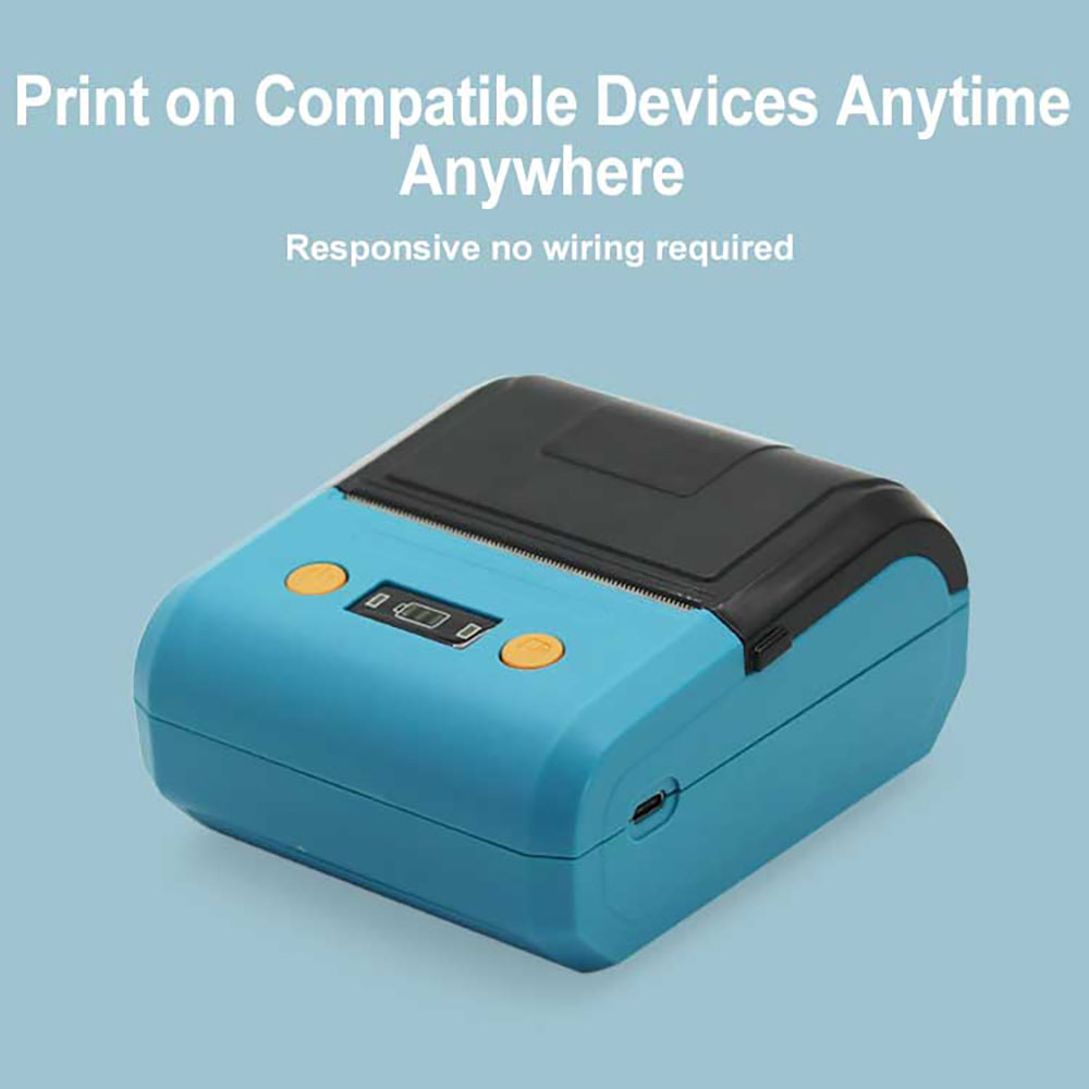 طابعة إيصالات حرارية محمولة لا - مراجعة Bluetooth Portable Thermal Receipt Printer 58Mm وسعره