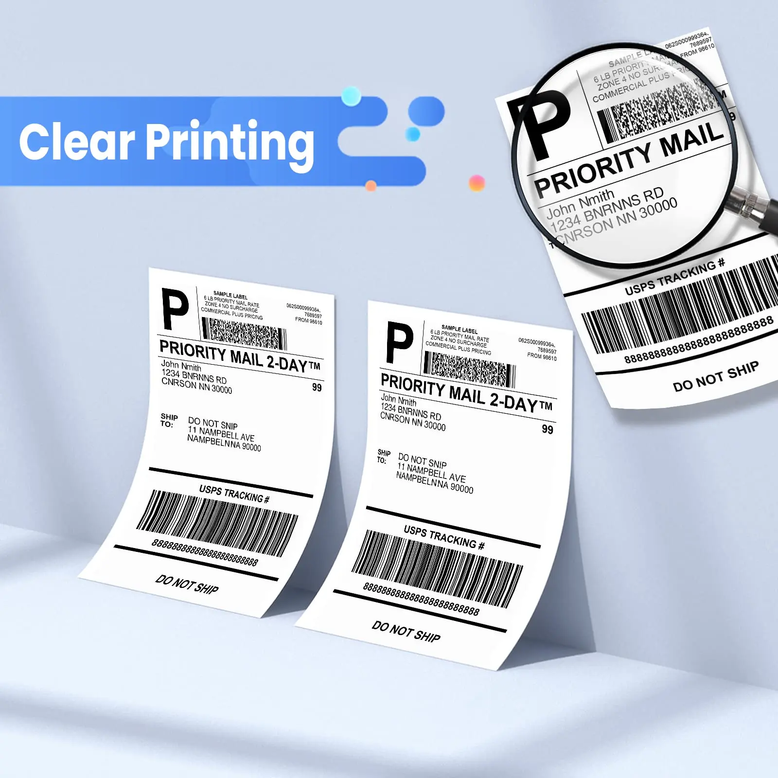ملصقات حرارية مروحة مباشرة 4x6 - مراجعة Thermal Label Printer 4X6 Shipping وسعره