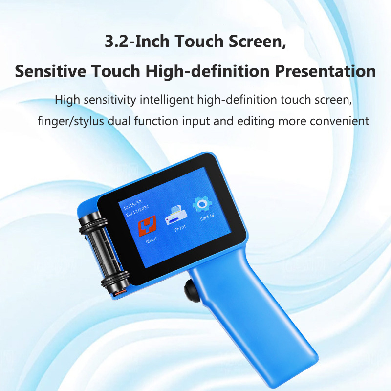 X1760 12.7 مللي متر TIJ تاريخ  - مراجعة Handheld Inkjet Date Code Printer Gun وسعره